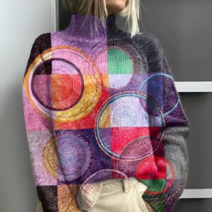 Nelle - Abstract Printed Long-Sleeve