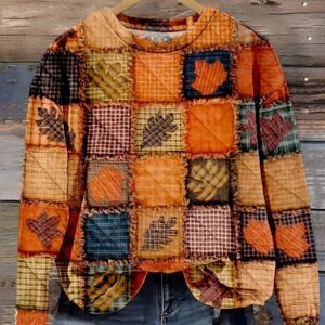 Elarie - Autumn Printed Long-Sleeve