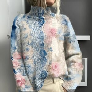 Maris - Soft Petal Printed Long-Sleeve